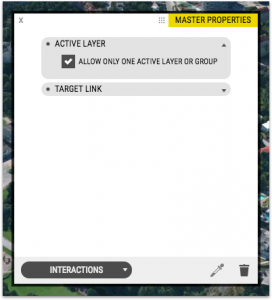 Properties -> Active Layer