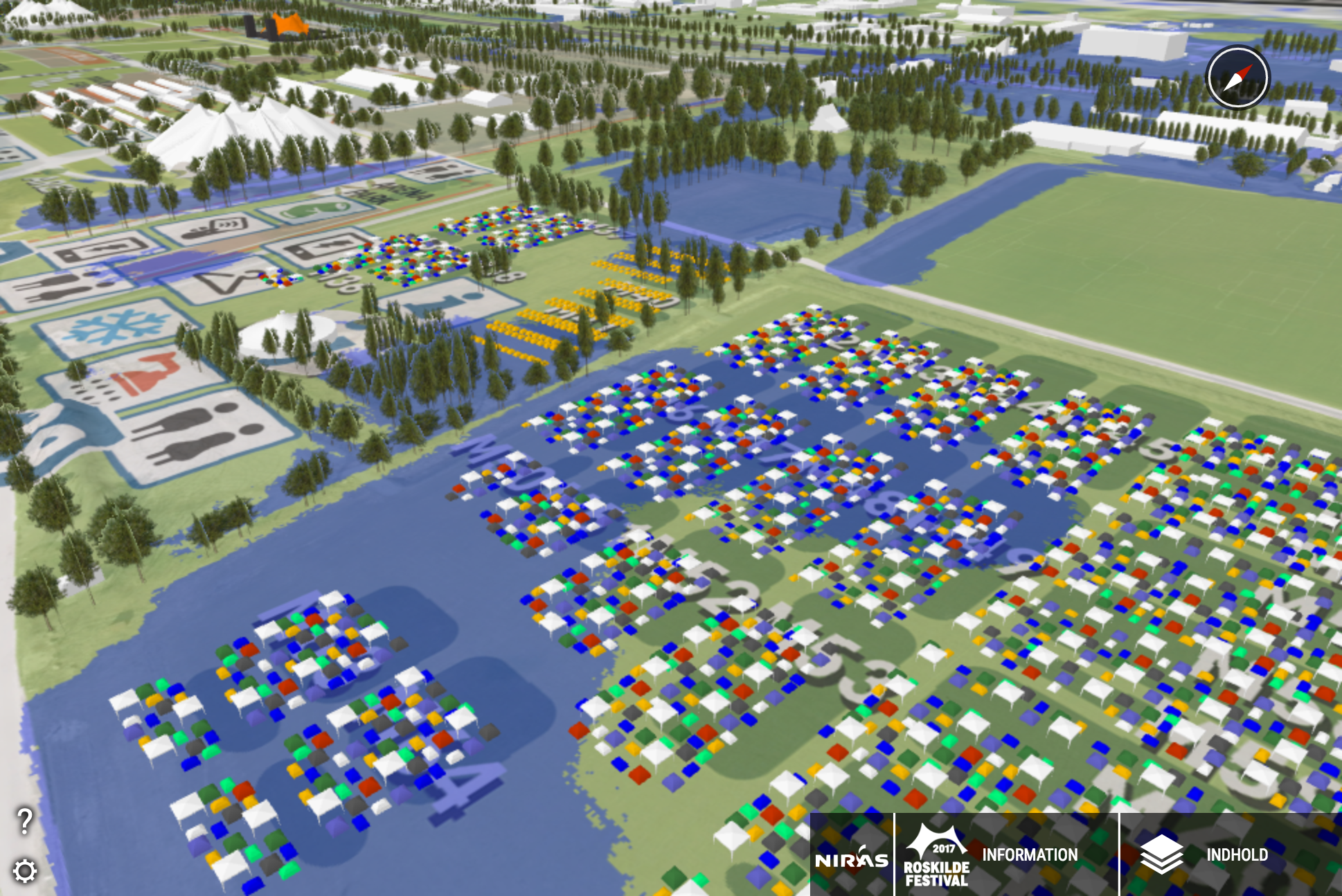 Roskilde Festival 3D Mud Map